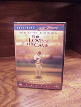 For Love Of The Game DVD, 1999, PG-13, Sealed, with Kevin Costner, Kelly Preston - £5.44 GBP