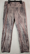 Soulgani Active Leggings Womens Petite Medium Multi Tie Dye Polyester Flat Front - £15.59 GBP