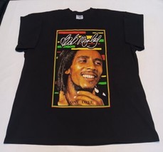 Vintage Y2K Shaka Wear Heavy Bob Marley One Love T Shirt 2XL XXL Graphic... - $37.40