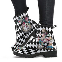 Combat Boots - Alice in Wonderland Gifts #43 Colorful Series | Birthday ... - $89.95
