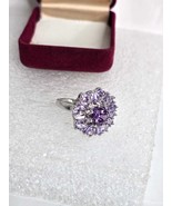 Vintage Sterling Silver Amethyst Ring - €64,39 EUR