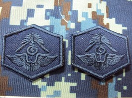 Director Of Military Police Thai Air Force Collar Patch Unit Rtaf Fabric Badge - £6.63 GBP