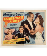 Father Takes a Wife vintage movie poster - £197.54 GBP