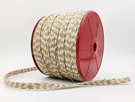 PG COUTURE Natural (50 Meters, 8mm) White Jute Twine Rope Linen Twine Rustic Str - £12.91 GBP