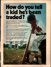 1975 United Van Lines Ad - Tell Kid He&#39;s Traded? nostalgic e1 - £19.31 GBP