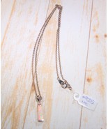 Necklace Chain Pendant .925 Sterling 18&quot; Spring Clasp - $50.00