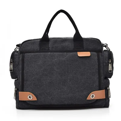 men handbag multi-function canvas men bag shoulder bags business casual ... - £37.70 GBP