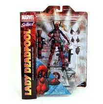 Marvel Select Lady Deadpool Special Collector Edition with Base - £39.49 GBP
