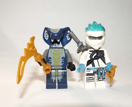 Gift Minifigure Zane FS and Hypnobrai Ninjago set of 2 s Fast Ship - £9.36 GBP