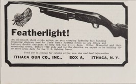 1942 Print Ad Ithaca Featherlight Double Barrel Shotguns Hitler,Mussolini NY - £7.73 GBP