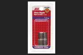 Smith-Cooper 1/2 in. MPT Stainless Steel Close Nipple - $24.88 CAD