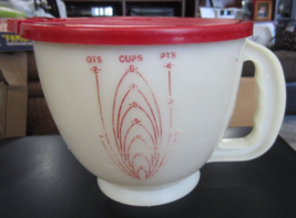 Vintage Tupperware Mix-N-Stor #500 8 Cup Measuring Cup / Mixing Bowl wit... - £22.20 GBP