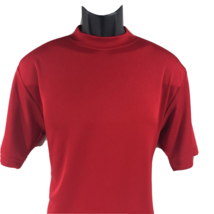 St. Patrick Men T-Shirt Red Dressy Corded Crew Neck Polyester Sizes M - L - £15.73 GBP
