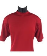 St. Patrick Men T-Shirt Red Dressy Corded Crew Neck Polyester Sizes M - L - £15.67 GBP