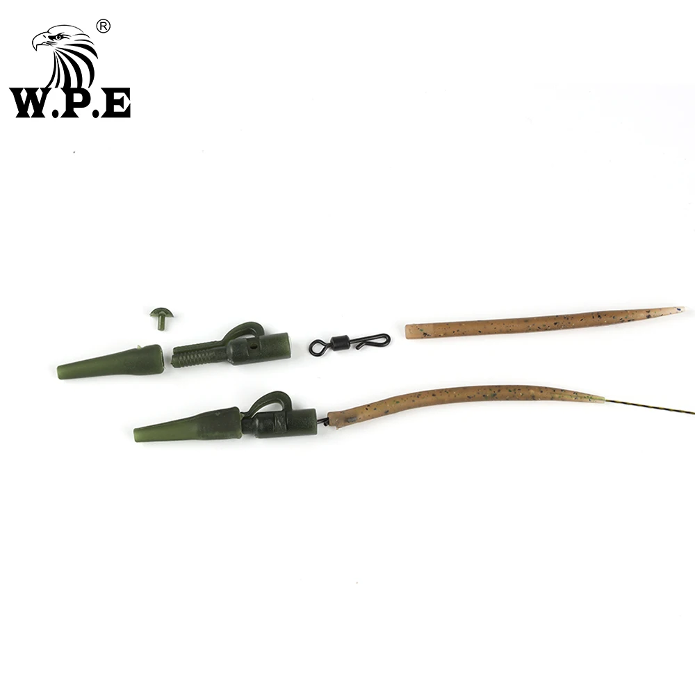 W.P.E 1set/30pcs  Long body Quick Change Swivel Q-Shaped Carp Fishing Accessorie - £48.67 GBP