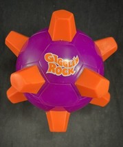 Vintage 1990&#39;s GIGGLE &#39;N ROCK Vibrating Bouncing Ball Purple/Neon Orange... - $49.45