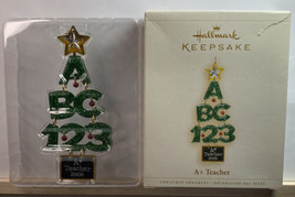 Hallmark Christmas Ornament A+ TEACHER Christmas School Teacher 2006 New - £5.29 GBP
