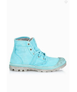 PALLADIUM Women Comfort Shoes Pallabrouse Radiance Blue Size US 9..5 924... - £38.89 GBP