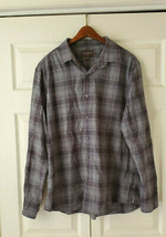 Black Brown 1826 Men&#39;s Size XL Light &amp; Dark Blue, Brown Cotton Long Sleeve Shirt - £11.69 GBP