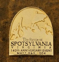 Battle of Spotsylvania Virginia 2004 140th Advertising Event Souvenir Pin - $14.84