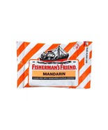 Fisherman Friend Sugar Free Spicy Mandarin 25g pack of 6 bags Fisherman&#39;s - $28.24 CAD