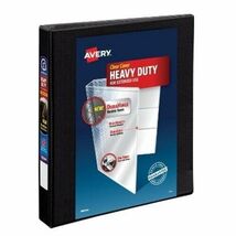 Avery Heavy Duty 3-Ring Binder 1&quot; Black Durable Office Supply - $290.62 MXN