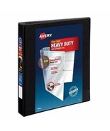 Avery Heavy Duty 3-Ring Binder 1&quot; Black Durable Office Supply - $290.62 MXN