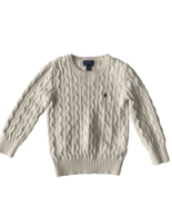 Polo Ralph Lauren Kids Boy’s Cable Knit Sweater Off White ( 5 ) - $46.33 CAD