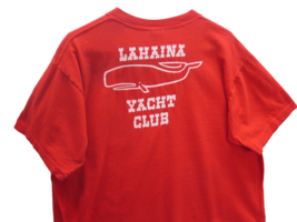 80s 90s Vtg Lahaina Maui Hawaii USA Made Yacht Club Single Stitch Red Sh... - $71.19