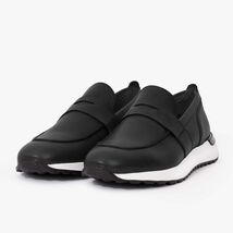The Lara Black Leather Men Sneaker image 2