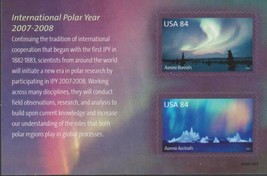 International Polar Year Souvenir Sheet of Two 84 Cent Postage Stamps Scott 4123 - £3.95 GBP