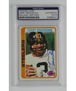 Terry Bradshaw Signed Slabbed 1978 Topps Trading Card Steelers HOF PSA D... - $296.99