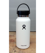 Hydro Flask 32 oz Wide Mouth Bottle with Cap - WHITE (FJ209299) - £13.09 GBP