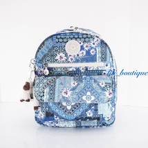 NWT Kipling KI0307 Rose Small Backpack Travel Bag Polyester Pretty Patchwork 114 - $78.95