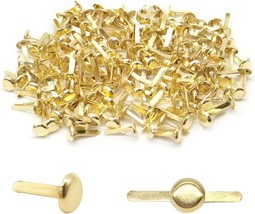 Quacc 200pcs Gold Split Pins Round Scrapbooking Brads Split Pins Paper  - $345.94 MXN