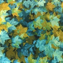 6.00yds. Timeless Treasures Pattern Natures-C Fall Leaves Quilt Fabric - £30.50 GBP