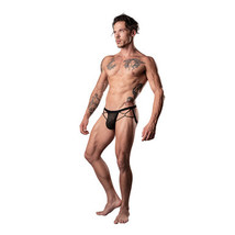 Male Power Show Stopper Jock Silver Mesh Dot S/M - £23.14 GBP