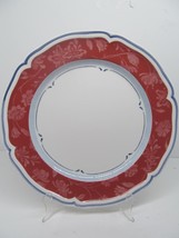 Villeroy And Boch Cottage Red 10 1/2&quot; Dinner Plate GUC Country Collection - $39.00