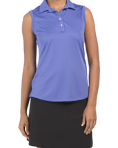 Nwt Ladies Fringe Bermuda Sands Purple Sleeveless Golf Shirt S M L &amp; Xl Repreve - £22.51 GBP