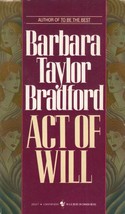 Act of Will by Barbara Taylor Bradford / 1987 Contemporary Romance Paperback - £0.90 GBP