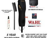 Wahl PRO KM10 BLACK&amp;GOLD 2-Speed Clipper KIT&amp;ULTIMATE 10 Blade Set*PET G... - $299.99