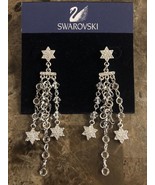 SWAROVSKI STAR CHANDELIER EARRINGS BRAND NEW NO BOX - £85.69 GBP