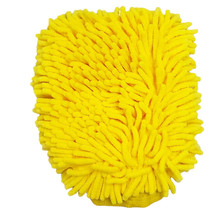 YELLOW Microfiber Car Kitchen Household Wash Washing Cleaning Glove Mitt... - £7.95 GBP