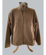 Columbia mock neck full zip long sleeve hand pockets brown fleece jacket... - £22.57 GBP