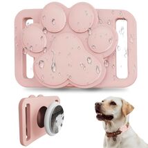 Airtag Dog Collar Holder Waterproof Case for Apple AirTag Pink - $74.55 MXN