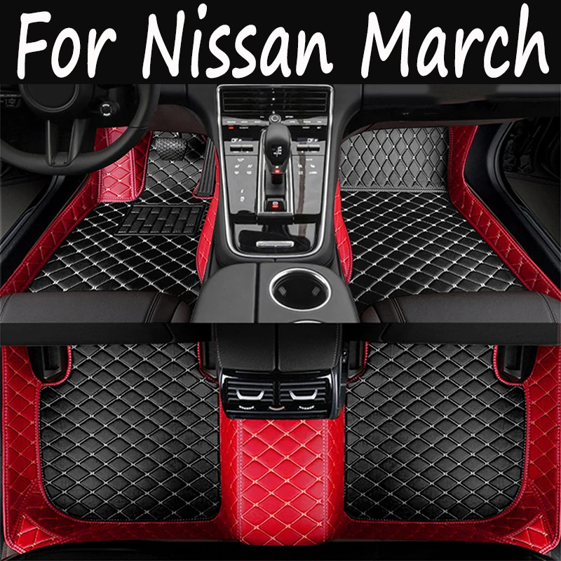 LHD Car Floor Mats For Nissan March 2019 2018 2017 2016 2015 2014 2013 2012 2011 - £42.93 GBP+