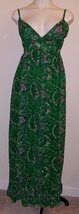 NWT Green Dress APPROX XXS/XS Keys Jewelry Adjustable Spaghetti Straps L... - £11.57 GBP