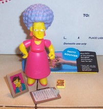 2001 Playmates Simpsons Patty Bouvier Figure Vhtf 100% Complete Wos Series 4 - $14.50