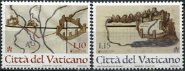 Vatican 2020. Ancient postal routes (MNH OG) Set of 2 stamps - £5.54 GBP