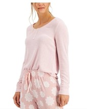 Charter Club Ribbed Henley Pajama Top Chalky Rose Small SW230181 - £10.23 GBP